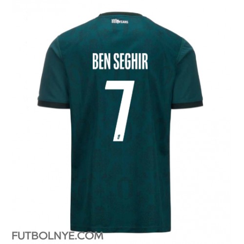 Camiseta AS Monaco Eliesse Ben Seghir #7 Visitante Equipación 2024-25 manga corta